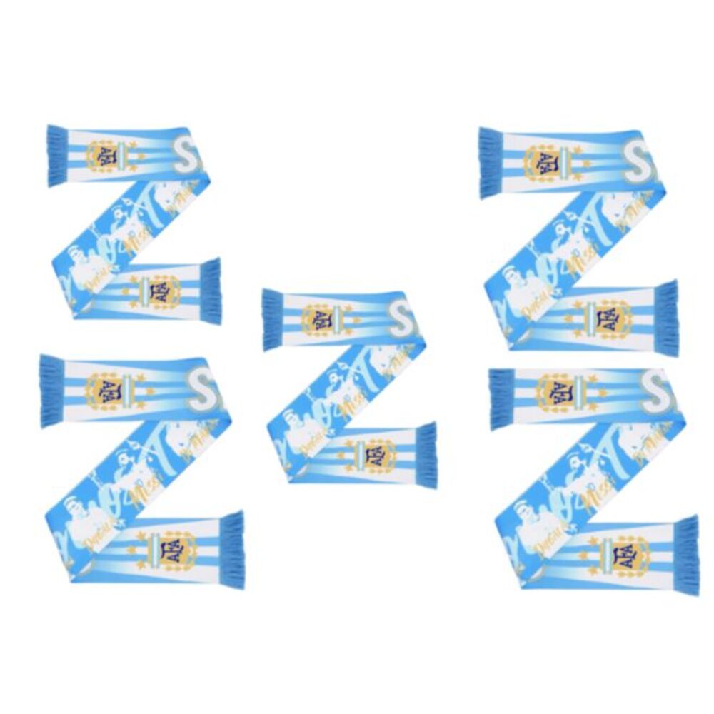 Argentina 2022 FIFA World Cup Champions Qatar Scarf  Messi ( 5 scarfs $14.99)